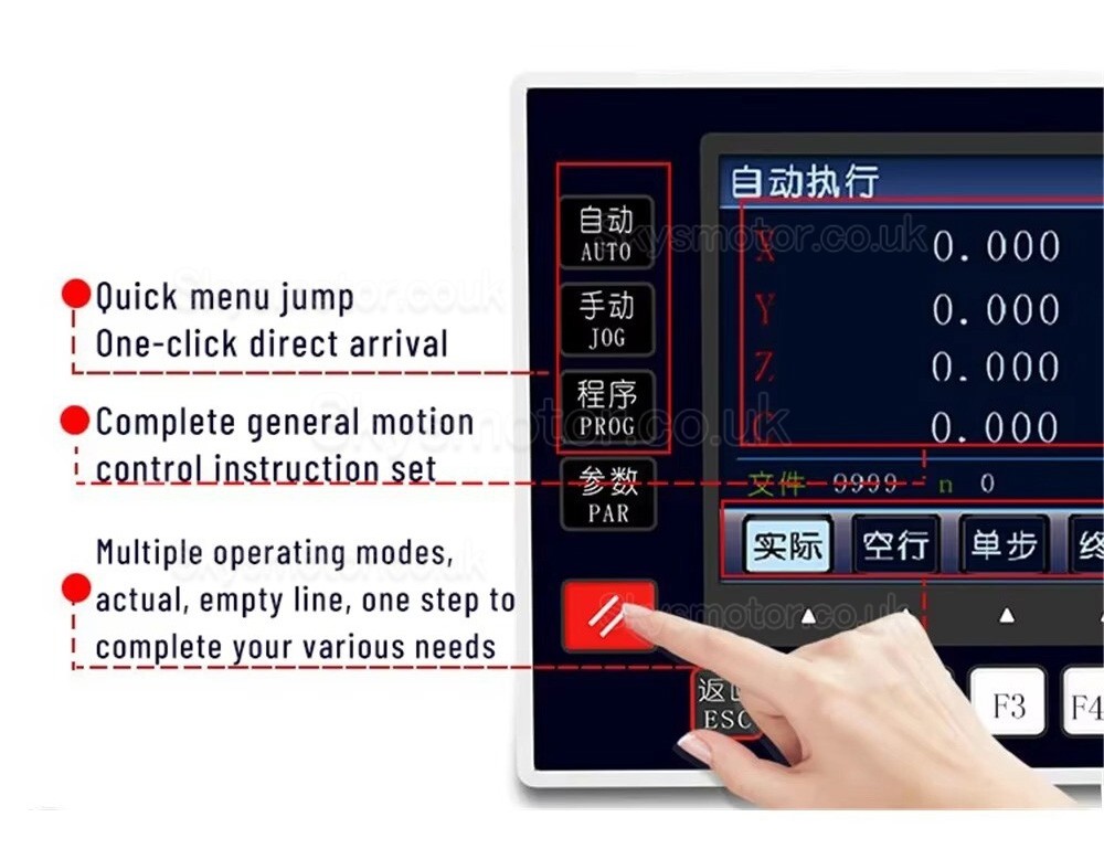 CNC Motion Controller TC5521V/TC5531V/TC5541V Programmable Servo/Stepper Motor Controller